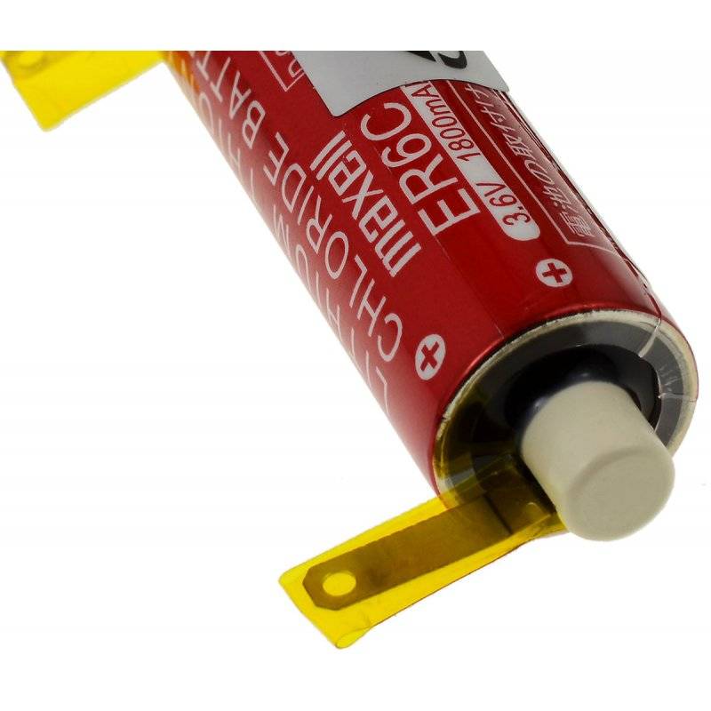 Powery SPS-Lithiumbatterie kompatibel mit Maxell Typ ER6C, 3,6V, Lithium-Mangandioxid