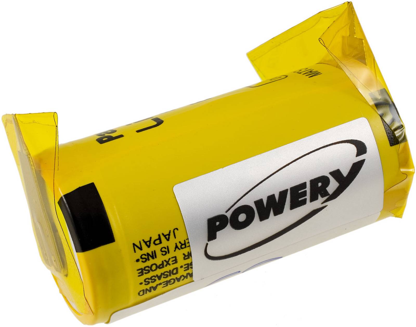 Powery SPS-Lithiumbatterie kompatibel mit Panasonic BR-2/3AG / BR17335, 3V, Lithium-Mangandioxid