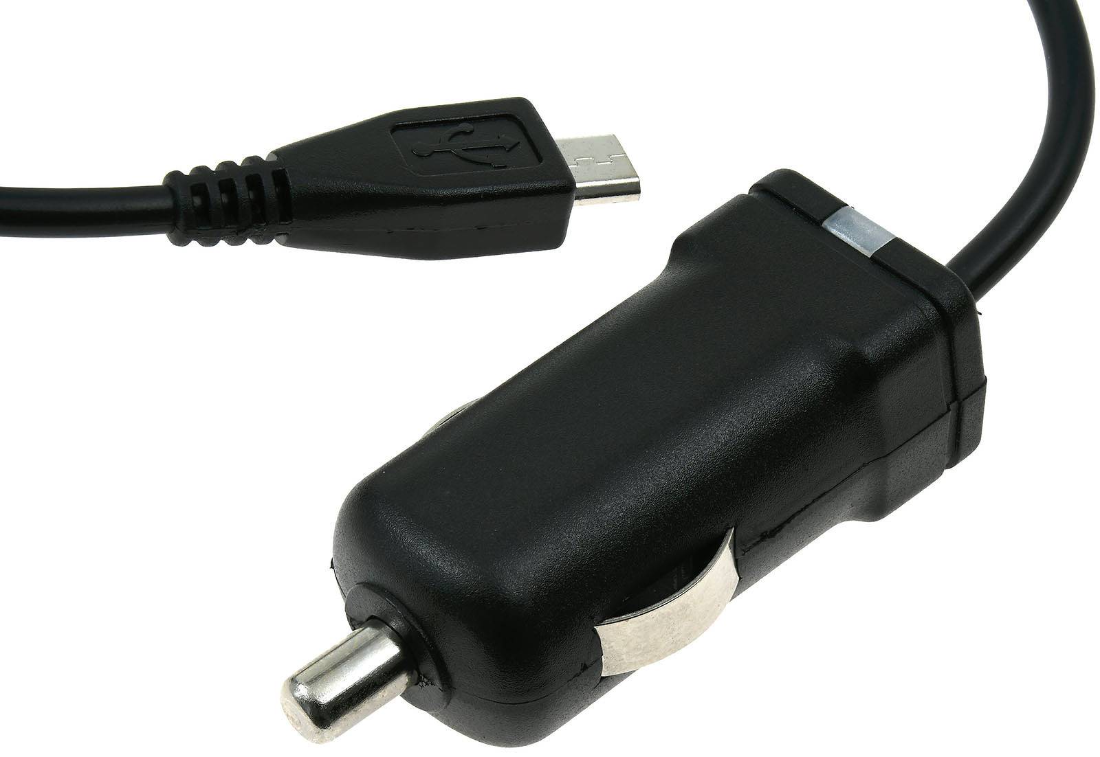 Powery KfZ-Ladekabel mit Micro-USB 2A für Huawei Ascend P6, 12V-24V