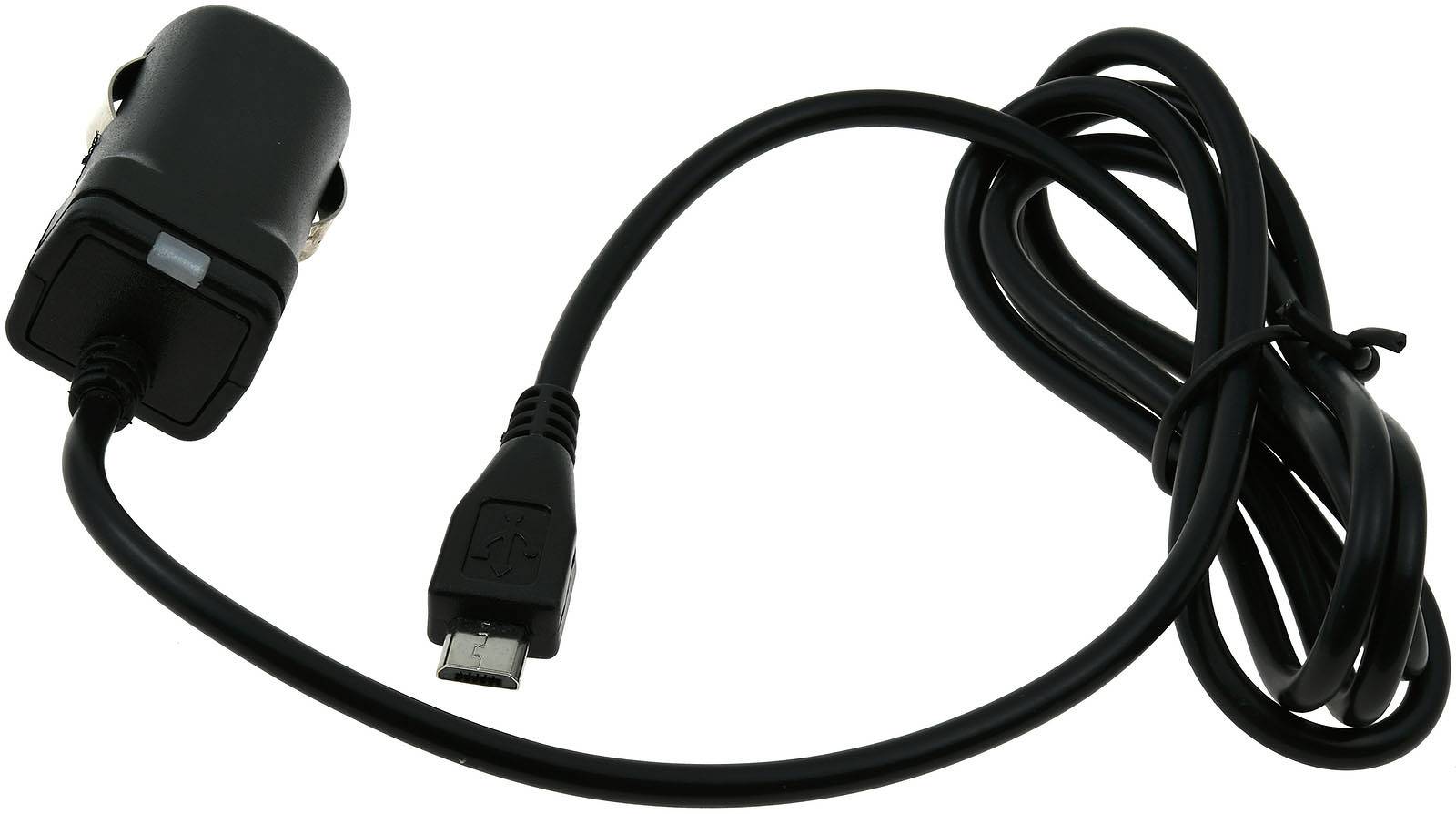Powery KfZ-Ladekabel mit Micro-USB 2A für Huawei Ascend P6, 12V-24V