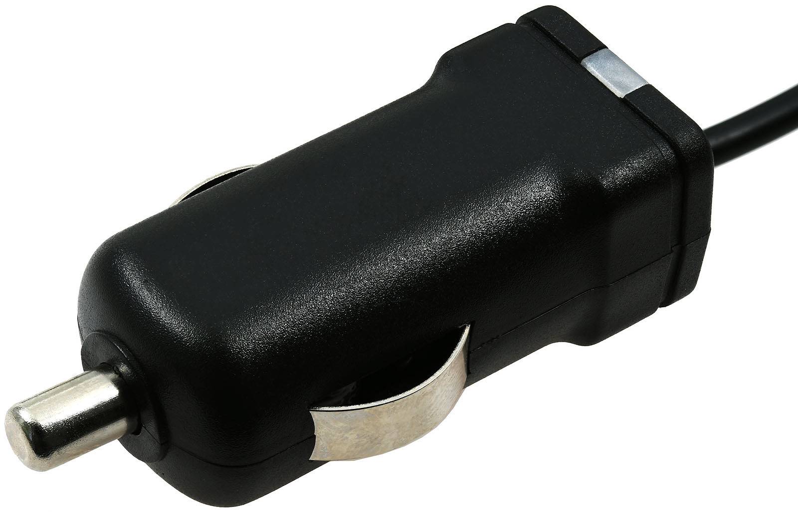 Powery KfZ-Ladekabel mit Micro-USB 1A Schwarz für Nokia3606, 12V-24V