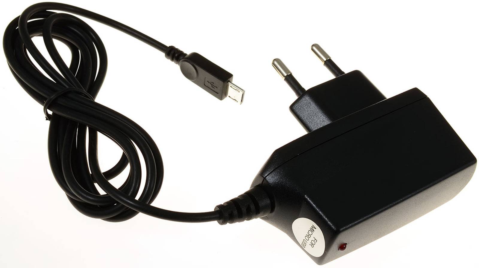 Powery Powery Ladegerät/Netzteil mit Micro-USB 1A für LG VX7100 Glance, 100-250V