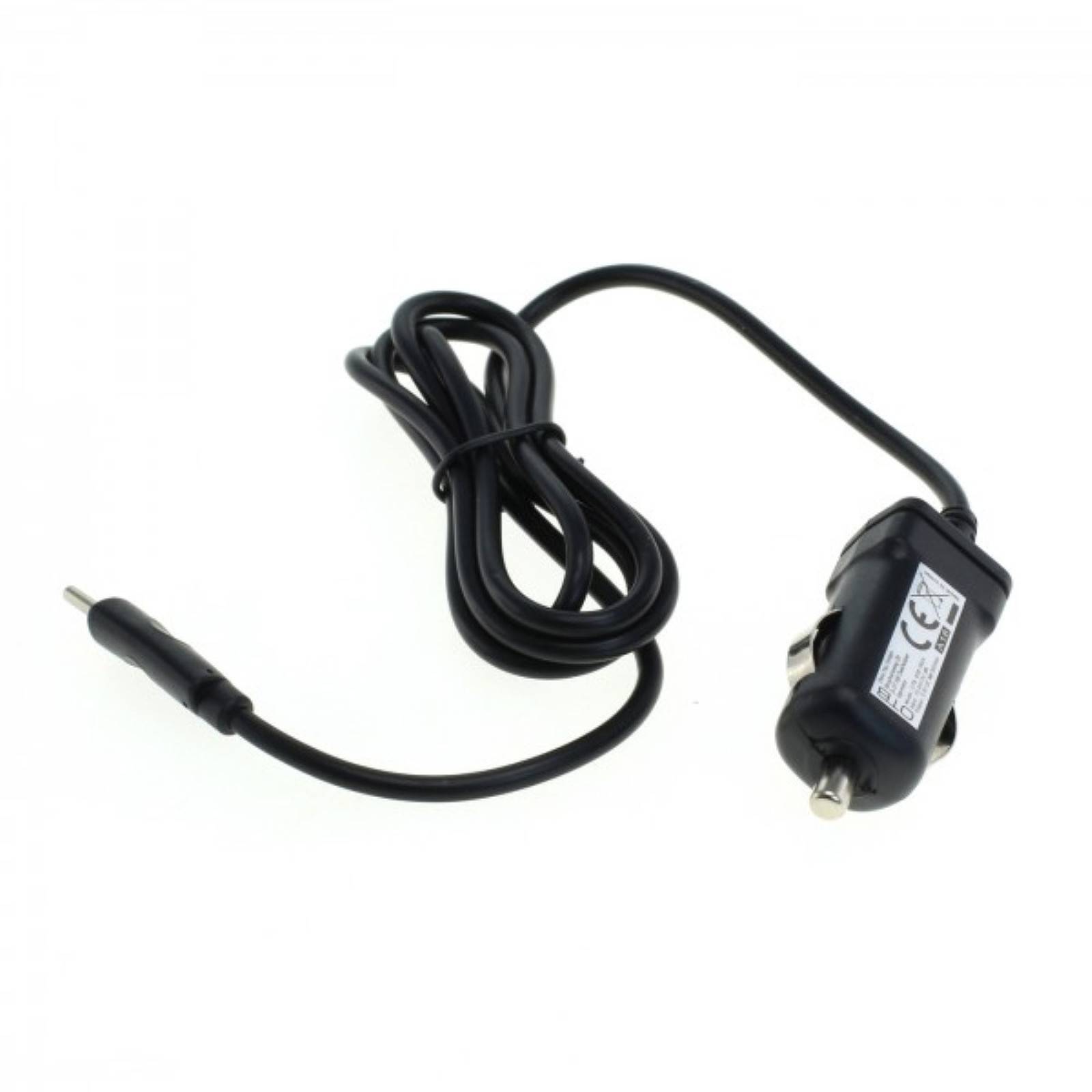 Powery Powery KfZ-Ladekabel, Auto-Ladeadapter mit USB-C ( Type C) 2,4A Schwarz, 12V