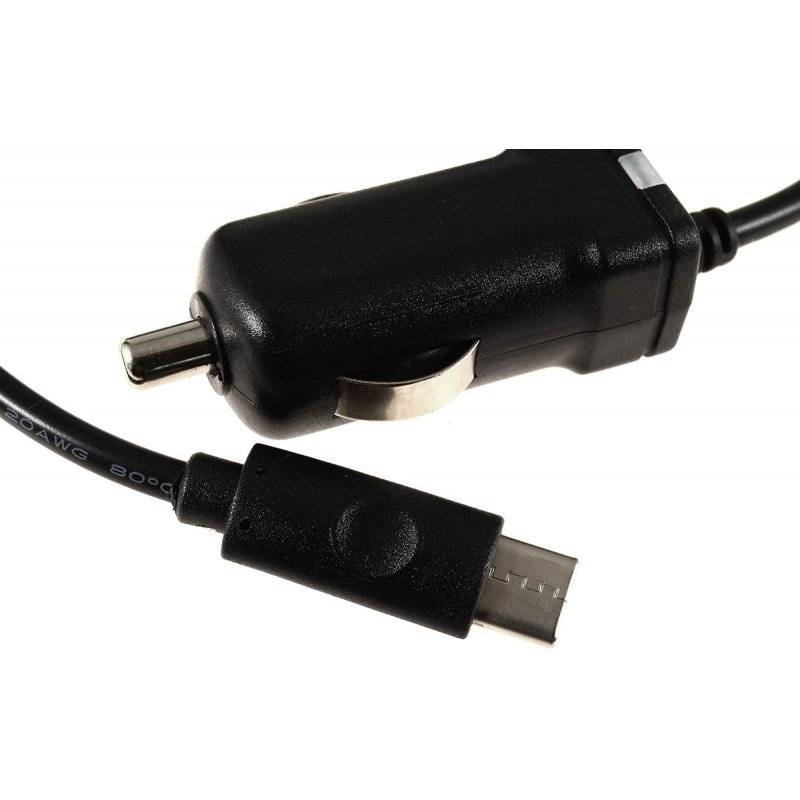 Powery KfZ-Ladekabel mit USB-C für Google Nexus 6 (2015) 3,0Ah, 12V