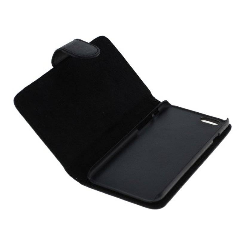Powery Hülle, Handyhülle für Apple iPhone 6S Bookstyle Schwarz
