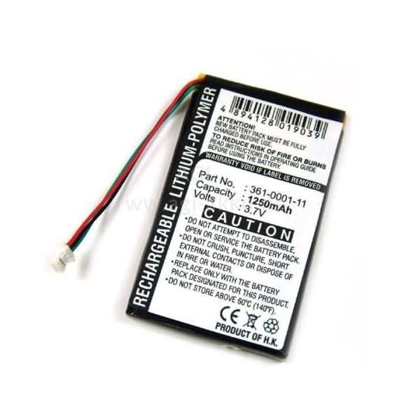 Akku für Garmin nüvi 250 Li-Pol 3,7 Volt 1250 mAh schwarz