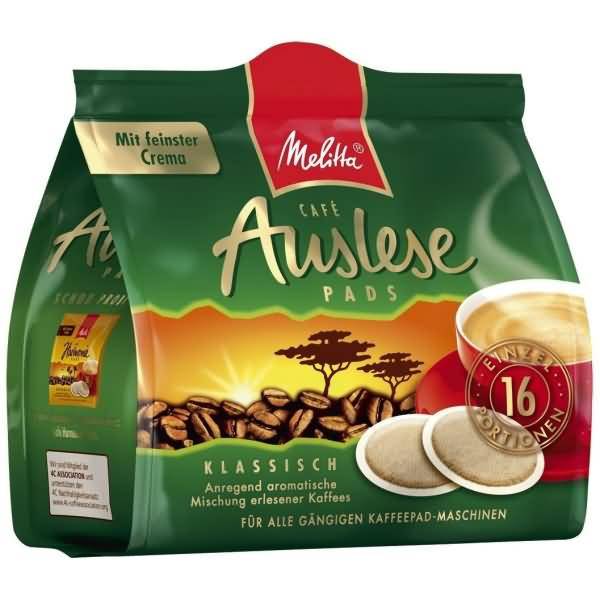 Kaffeepads Auslese Cafe VE=16 Stück
