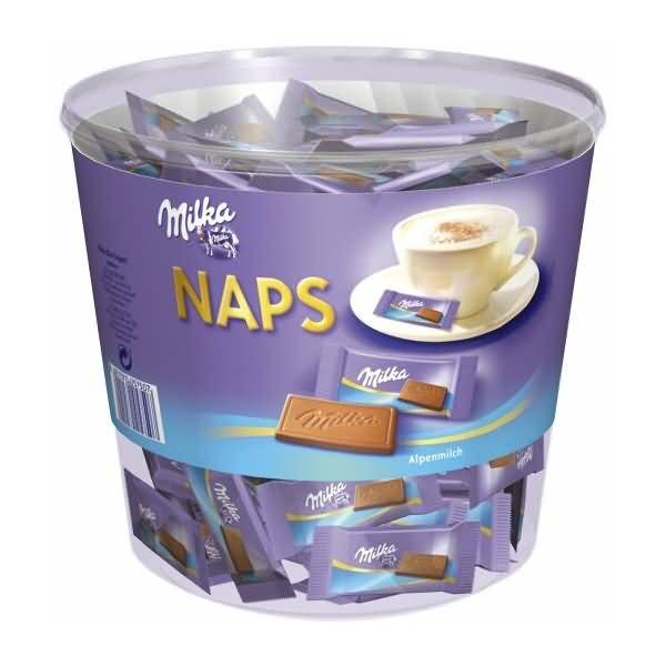 Milka Naps Alpenmilch Klarsichtdose VE=1kg