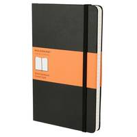 Moleskine Classic, Monochromatisch, Schwarz, A5, 240 Blätter, Matt, Hardcover