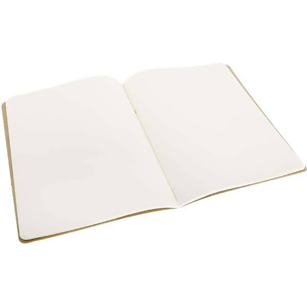 Notizheft Cahier XL 19x25cm VE=3 Stück blanko packpapierbraun