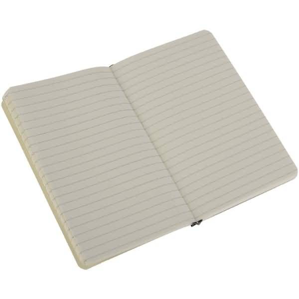 Notizbuch P A6 9x14cm liniert Softcover schwarz