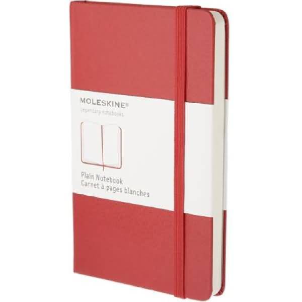 Notizbuch P A6 9x14cm blanko Hardcover rot