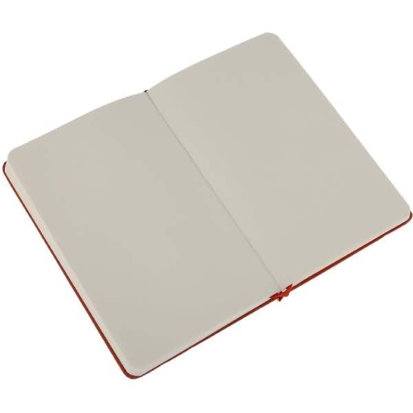 Notizbuch P A6 9x14cm blanko Hardcover rot