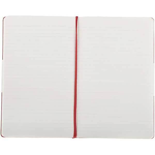 Notizbuch L A5 13x21cm liniert Hardcover rot