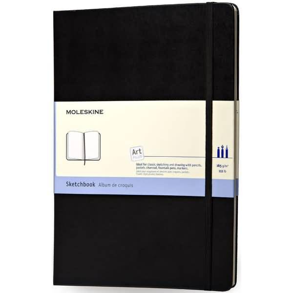 Skizzenbuch Art Plus A4 165g/qm Hardcover schwarz