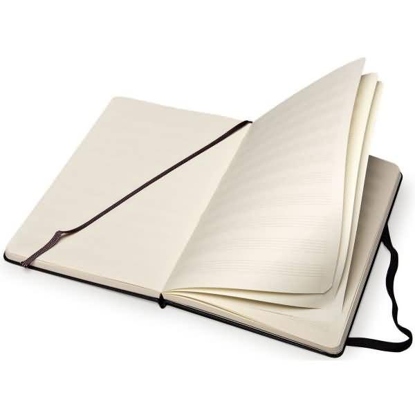 Notizbuch Musik Art Plus L A5 13x21cm 70g qm Hardcover schwarz