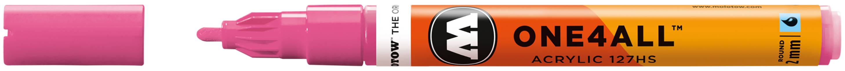 Acrylmarker ONE4ALL ACRYLIC 127HS 2mm, Nr. 200, neonpink