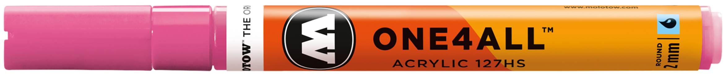 Acrylmarker ONE4ALL ACRYLIC 127HS 2mm, Nr. 200, neonpink