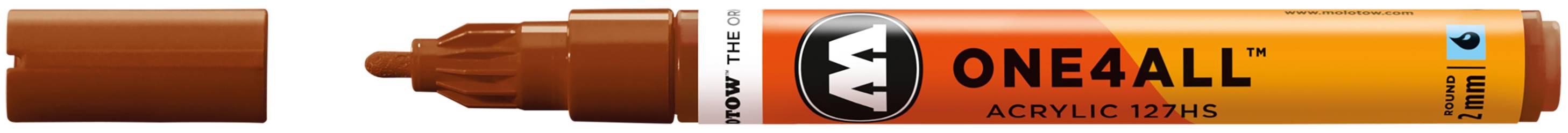 Acrylmarker ONE4ALL ACRYLIC 127HS 2mm, Nr. 092, haselnussbraun
