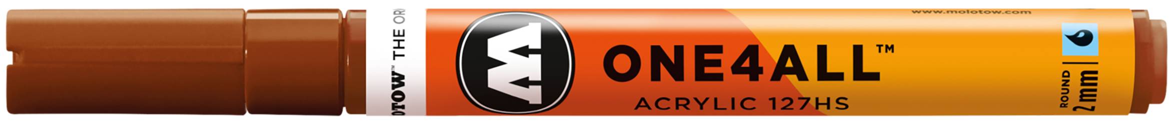 Acrylmarker ONE4ALL ACRYLIC 127HS 2mm, Nr. 092, haselnussbraun