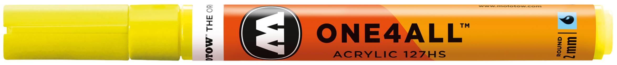 Acrylmarker ONE4ALL ACRYLIC 127HS 2mm, Nr. 220, neongelb