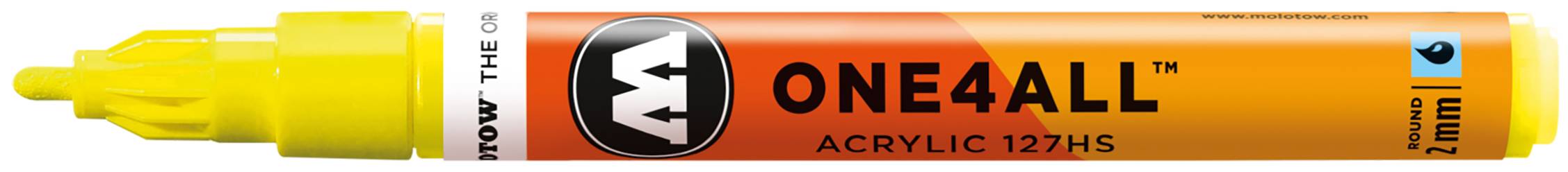 Acrylmarker ONE4ALL ACRYLIC 127HS 2mm, Nr. 220, neongelb