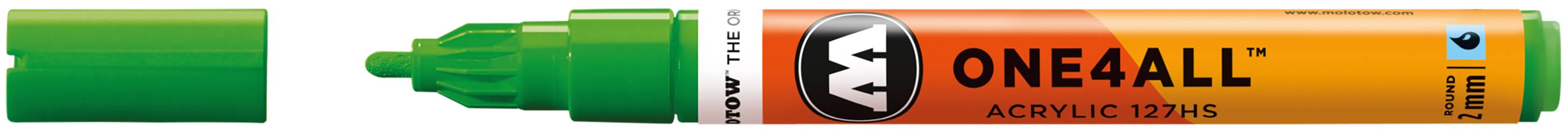 Acrylmarker ONE4ALL ACRYLIC 127HS 2mm, Nr. 222, KACAO77 green