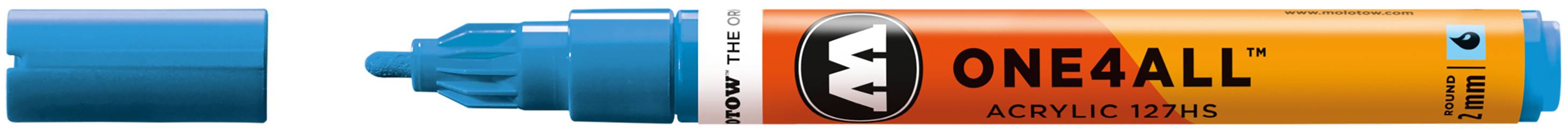 Acrylmarker ONE4ALL ACRYLIC 127HS 2mm, Nr. 230, schockblau