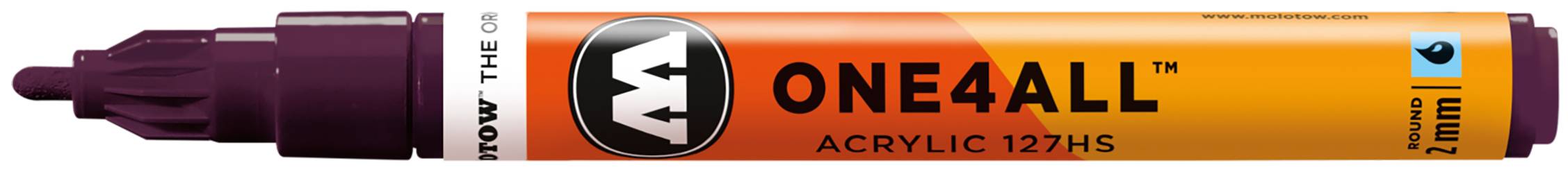 Acrylmarker ONE4ALL ACRYLIC 127HS 2mm, Nr. 233, purpurviolett
