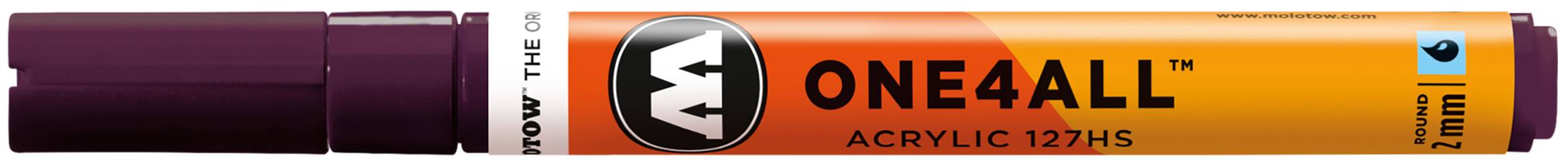 Acrylmarker ONE4ALL ACRYLIC 127HS 2mm, Nr. 233, purpurviolett