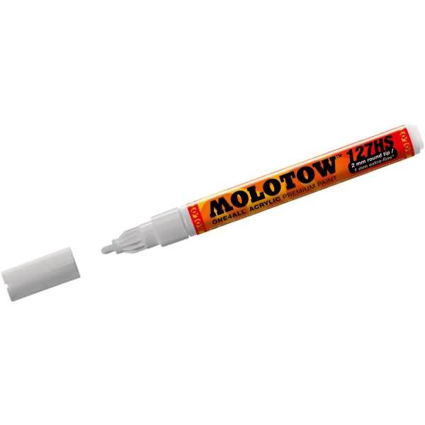 Permanentmarker One4All 127 HS nachfüllbar 2mm graublau hell