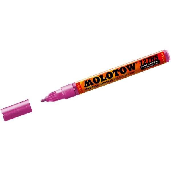 Permanentmarker One4All 127 HS nachfüllbar 2mm metallic pink