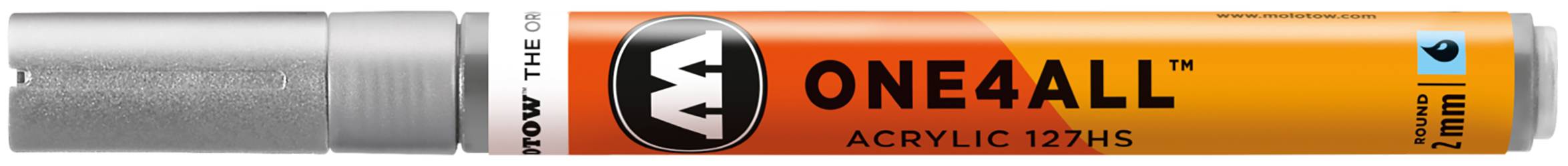 Acrylmarker ONE4ALL ACRYLIC 127HS 2mm, Nr. 227, metallic silber