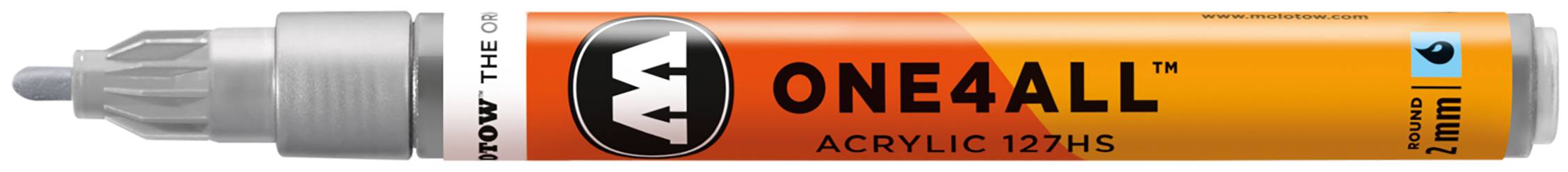 Acrylmarker ONE4ALL ACRYLIC 127HS 2mm, Nr. 227, metallic silber