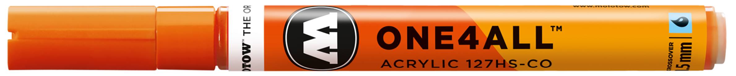 Acrylmarker ONE4ALL ACRYLIC 127 HS-CO 1,5mm, Nr. 085, DARE orange