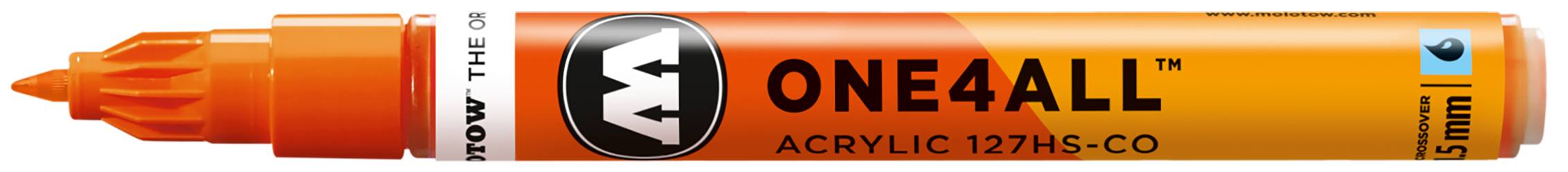 Acrylmarker ONE4ALL ACRYLIC 127 HS-CO 1,5mm, Nr. 085, DARE orange