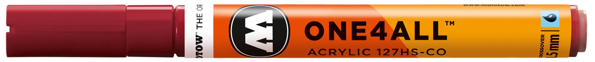 Acrylmarker ONE4ALL ACRYLIC 127 HS-CO 1,5mm, Nr. 086, burgundrot
