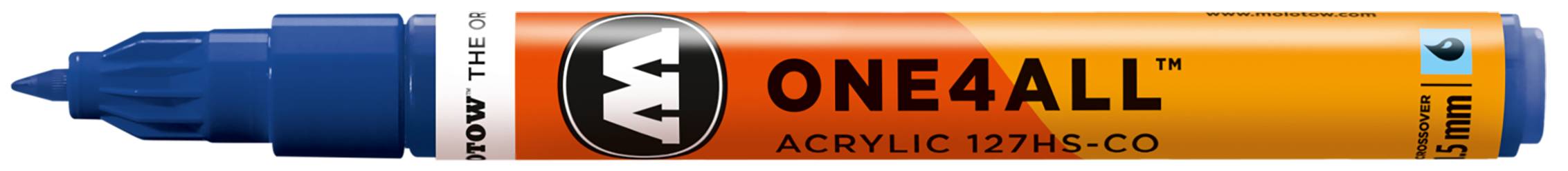 Acrylmarker ONE4ALL ACRYLIC 127 HS-CO 1,5mm, Nr. 204, echtblau