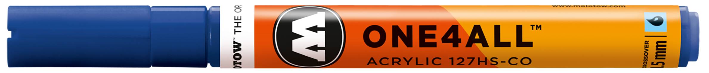 Acrylmarker ONE4ALL ACRYLIC 127 HS-CO 1,5mm, Nr. 204, echtblau