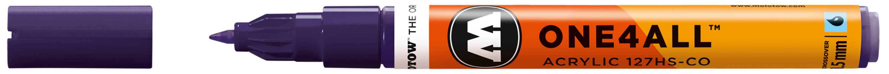 Acrylmarker ONE4ALL ACRYLIC 127 HS-CO 1,5mm, Nr. 043 violett dunkel