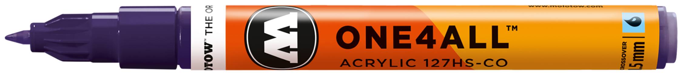 Acrylmarker ONE4ALL ACRYLIC 127 HS-CO 1,5mm, Nr. 043 violett dunkel