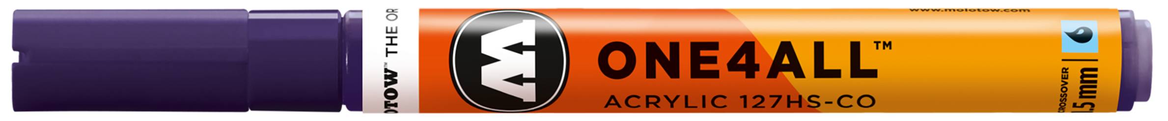 Acrylmarker ONE4ALL ACRYLIC 127 HS-CO 1,5mm, Nr. 043 violett dunkel