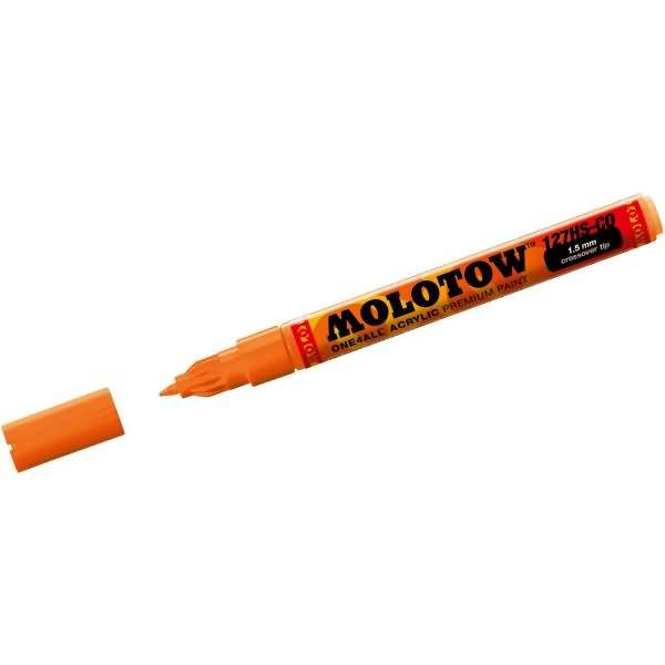 Permanentmarker One4All 127 HS-CO nachfüllbar 1,5mm neonorange fluorecent