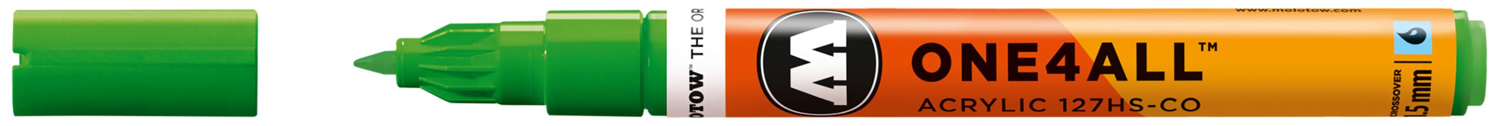 Acrylmarker ONE4ALL ACRYLIC 127 HS-CO 1,5mm, Nr. 222, KACAO77 green
