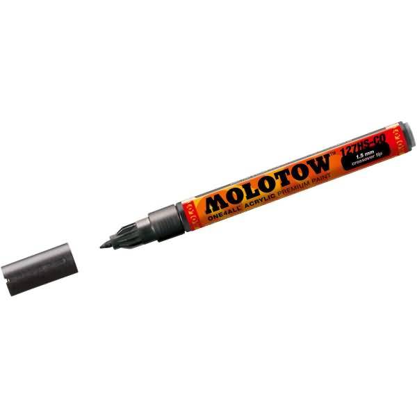 Permanentmarker One4All 127 HS-CO nachfüllbar 1,5mm metallic schwarz