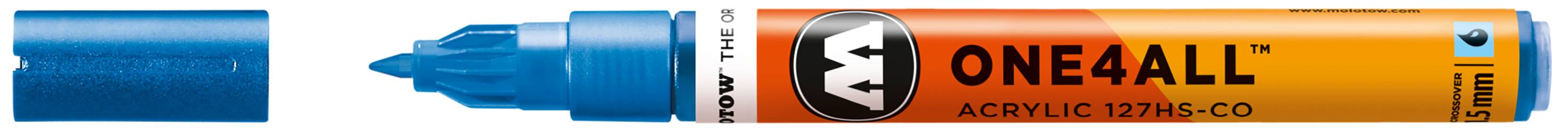 Acrylmarker ONE4ALL ACRYLIC 127 HS-CO 1,5mm, Nr. 224, metallic blau