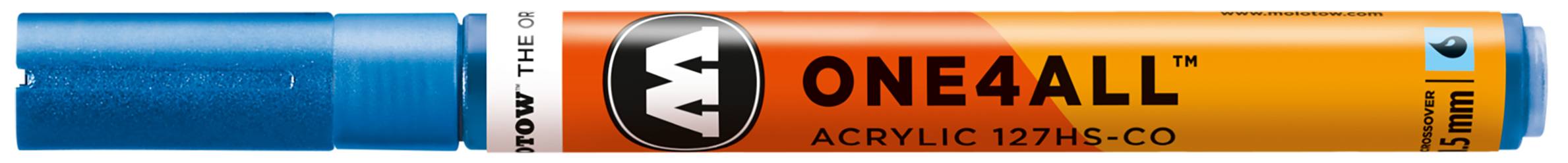 Acrylmarker ONE4ALL ACRYLIC 127 HS-CO 1,5mm, Nr. 224, metallic blau