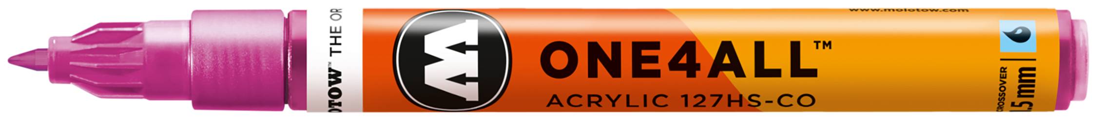 Acrylmarker ONE4ALL ACRYLIC 127 HS-CO 1,5mm, Nr. 225, metallic pink