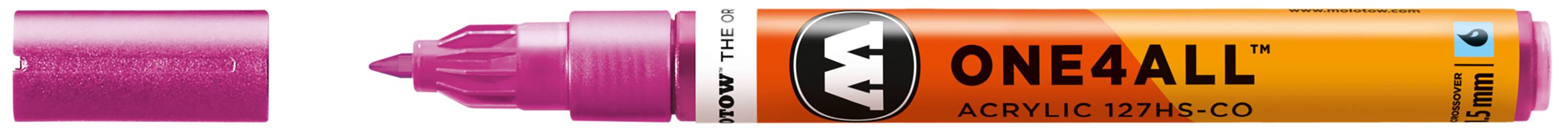 Acrylmarker ONE4ALL ACRYLIC 127 HS-CO 1,5mm, Nr. 225, metallic pink