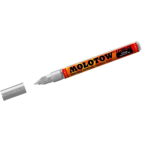 Permanentmarker One4All 127 HS-CO nachfüllbar 1,5mm metallic silber